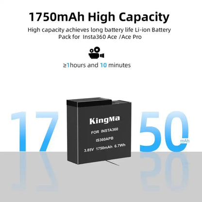 KingMa Replacement Battery | Insta360 Ace / Ace Pro / Ace Pro 2 | 1750mAh - 2