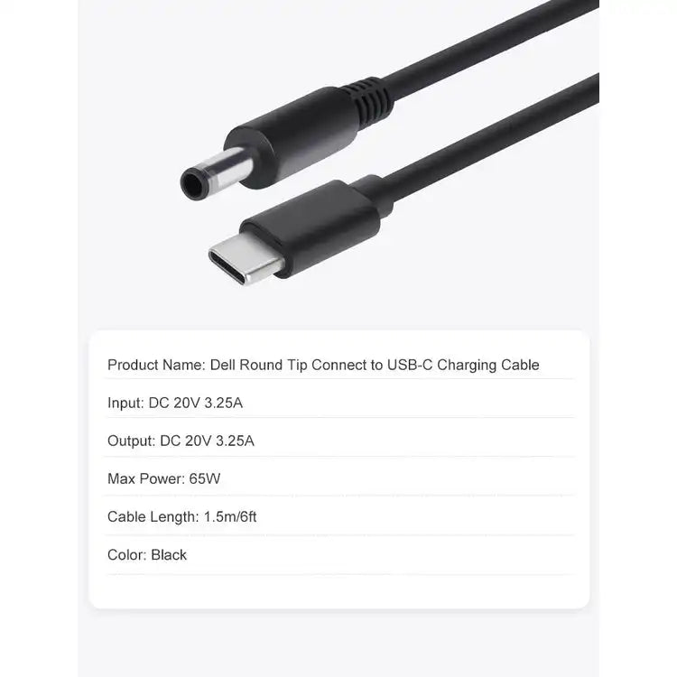 KingMa TC4530 | DELL | Round Tip | DC 4530 | Type-C Cable - 5