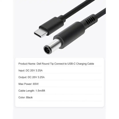 KingMa TC7450 | DELL | Round Tip | DC 7450 | Type-C Cable - 5
