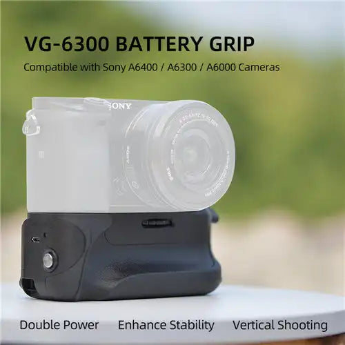 KingMa VG-6300 | Sony | A6400 A6300 & A6000 | Battery Grip | Dual Slots - 2