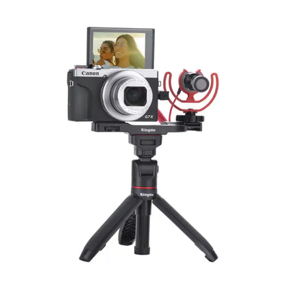 KingMa VL014 | Extension Bracket | Mounting Wheel | Double Cold Shoe - 4