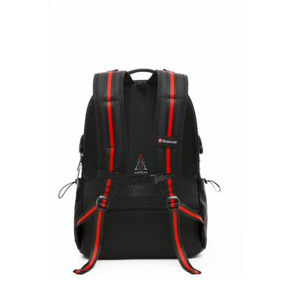Krimcode Smart Casual Backpack Accent Straps Black - 4