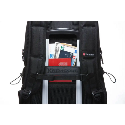 Krimcode Smart Casual Backpack Leather Logo - 5