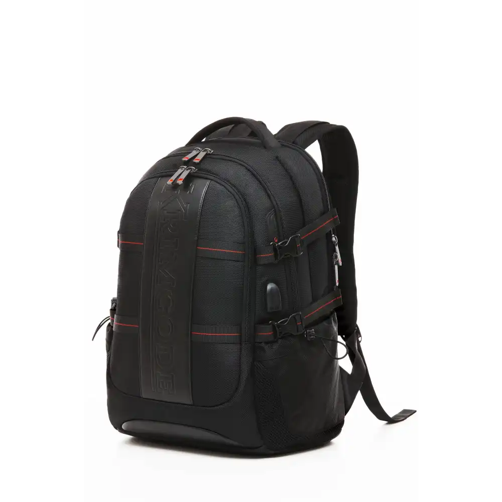 Krimcode Smart Casual Backpack Leather Logo - 1