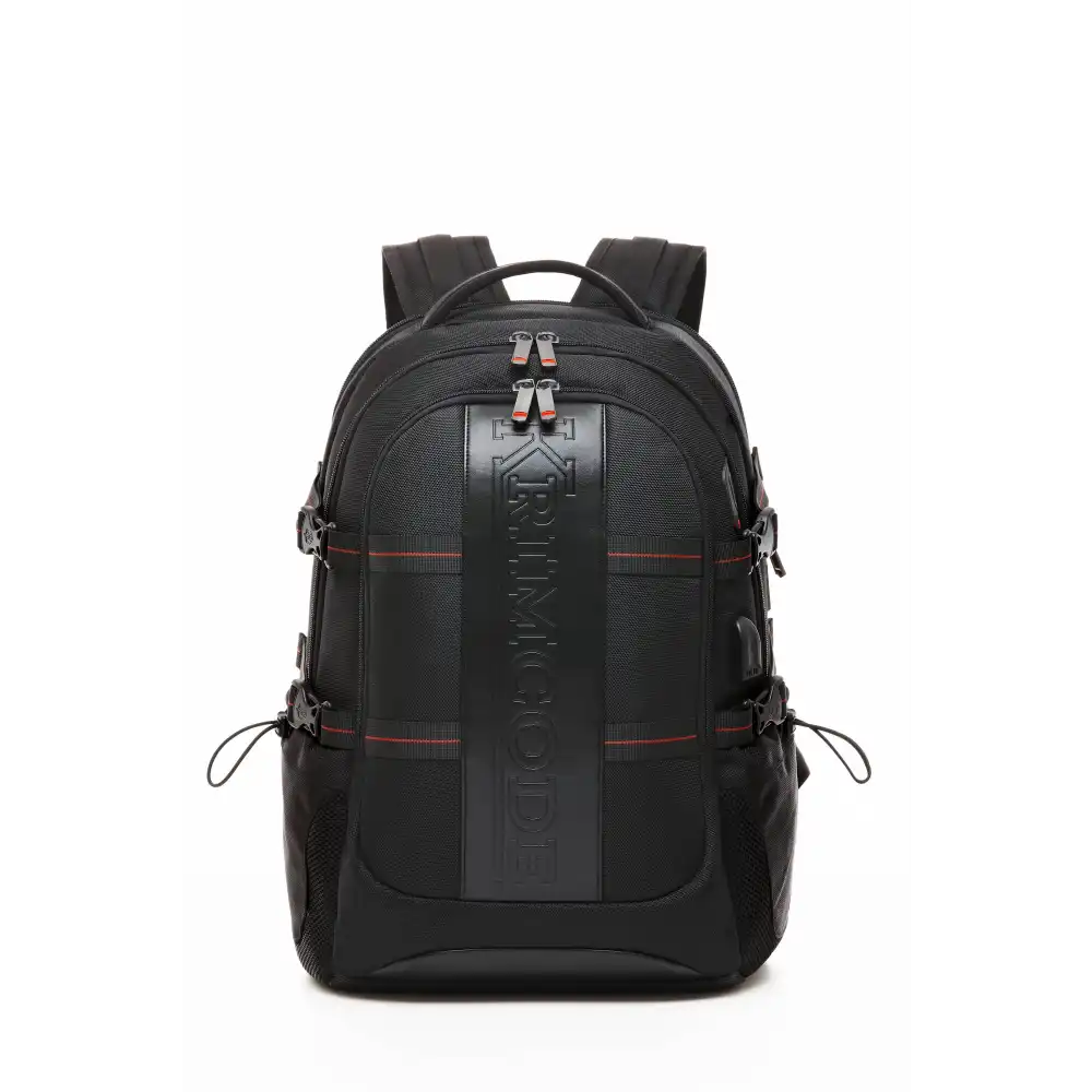 Krimcode Smart Casual Backpack Leather Logo - 2