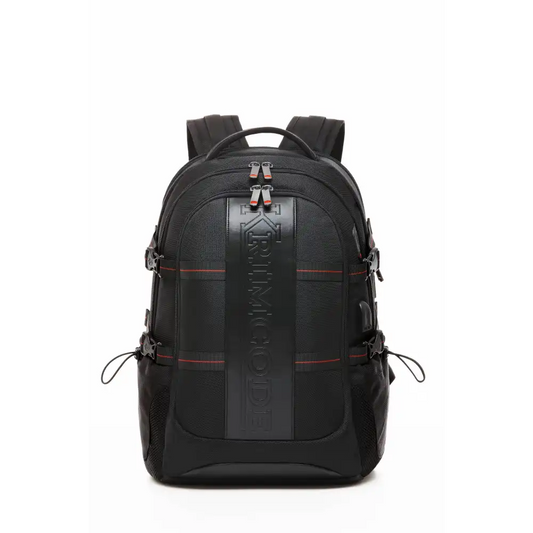 Krimcode Smart Casual Backpack Leather Logo - 2