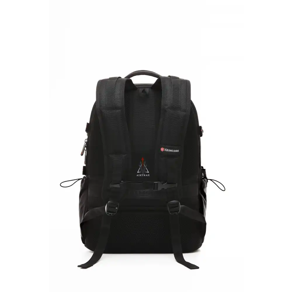 Krimcode Smart Casual Backpack Leather Logo - 4