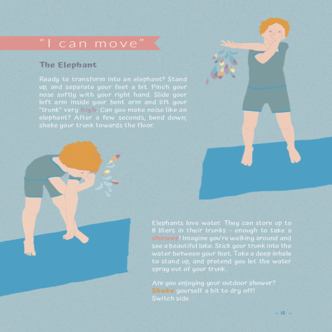 Kids Yoga Book - Volume 1: The Elephant of Wisdom