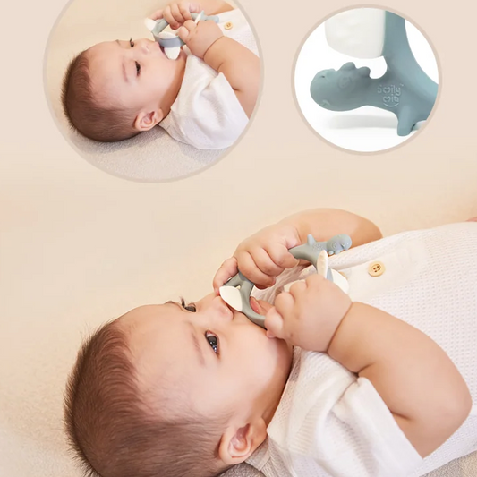 Norman Dinosaur Silicone Teether Toy