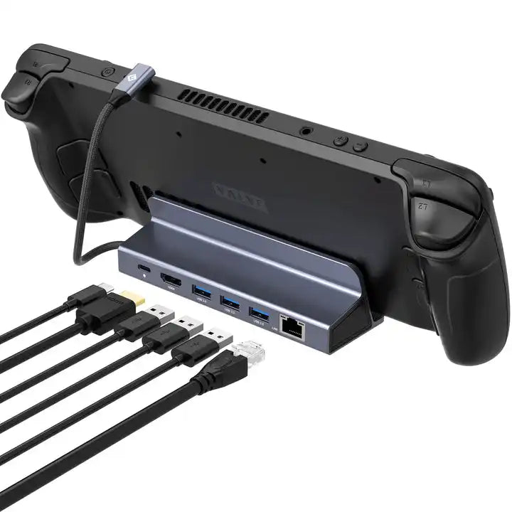 NOVOO P6SDK Pro Aluminium 6-in-1 Steam Deck Dock - 5