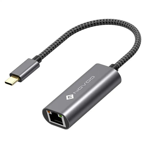 NOVOO USB-C Adapter to Ethernet Port Hub - 1