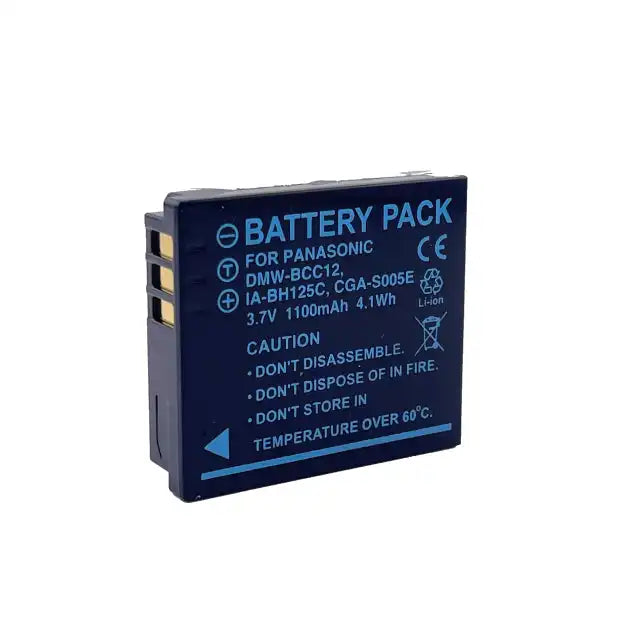 NYZE DMW-BCC12 / BH125C / CGA-S005E Replacement Battery | Panasonic Camera | 1100mAh - 3