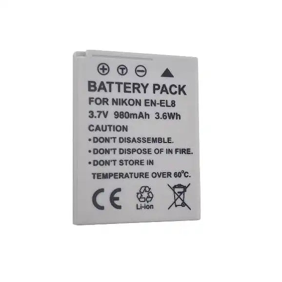 NYZE EN-EL8 | Nikon | Replacement Battery - 3