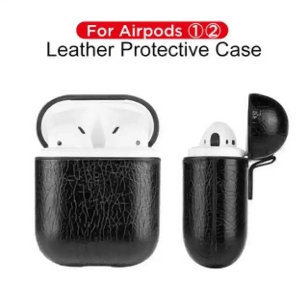 Protective Business Style Leather Case | Apple | AirPods 1 | Airpods 2 - 1