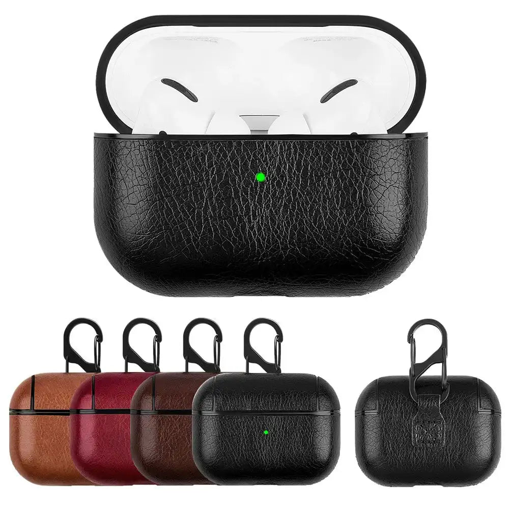 Protective Business Style Leather Case | Apple | AirPods Pro - 5
