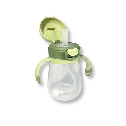 Toddler Straw Learning Bottle - Olive