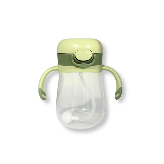 Toddler Straw Learning Bottle - Olive