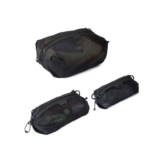 Ultralight Mesh Packing Cube Bundle - Black - 2