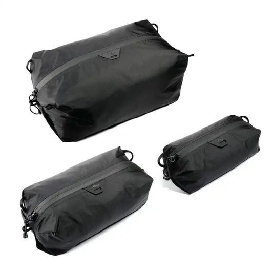 Ultralight Fabric Packing Cube Bundle - Black - 2