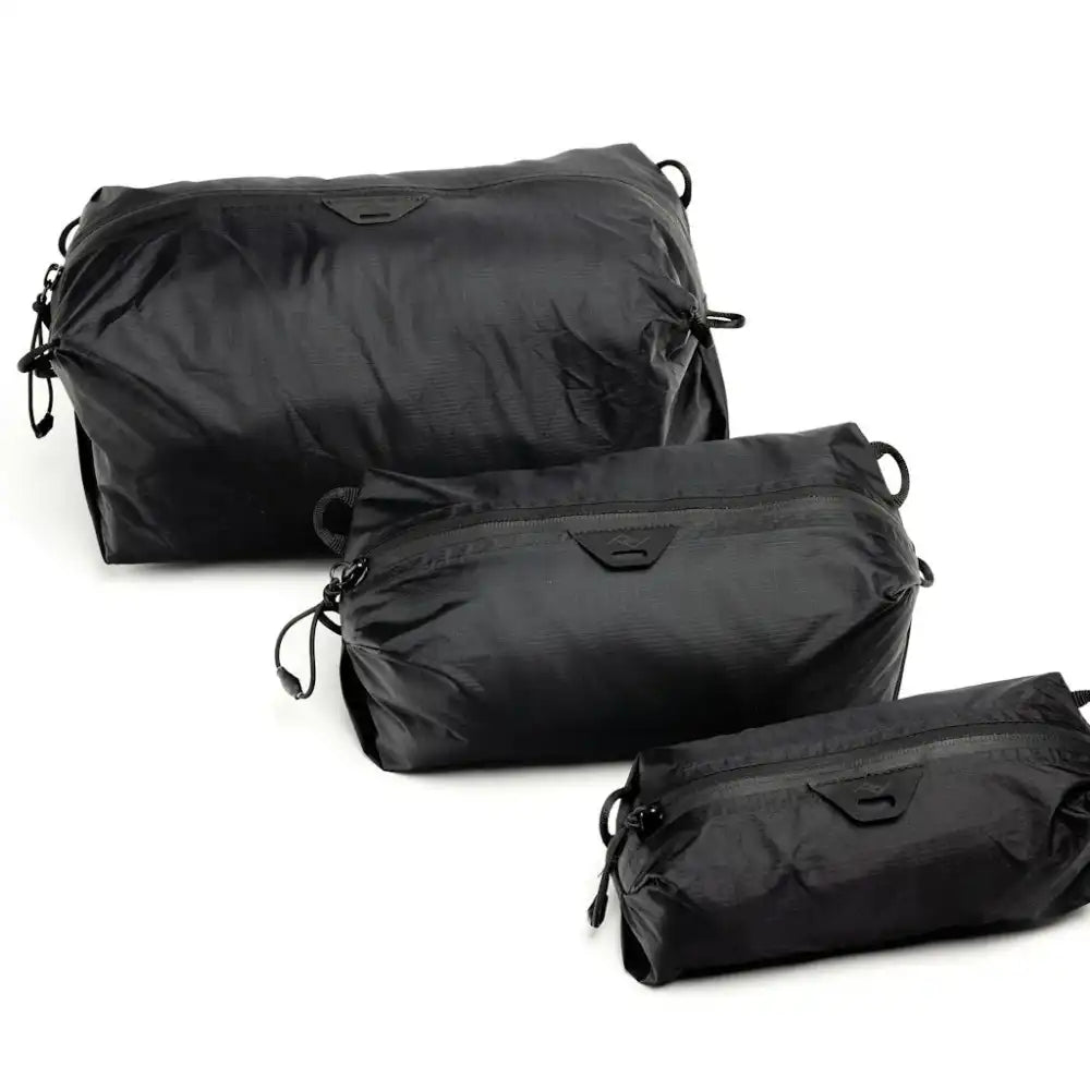 Ultralight Fabric Packing Cube Bundle - Black - 1
