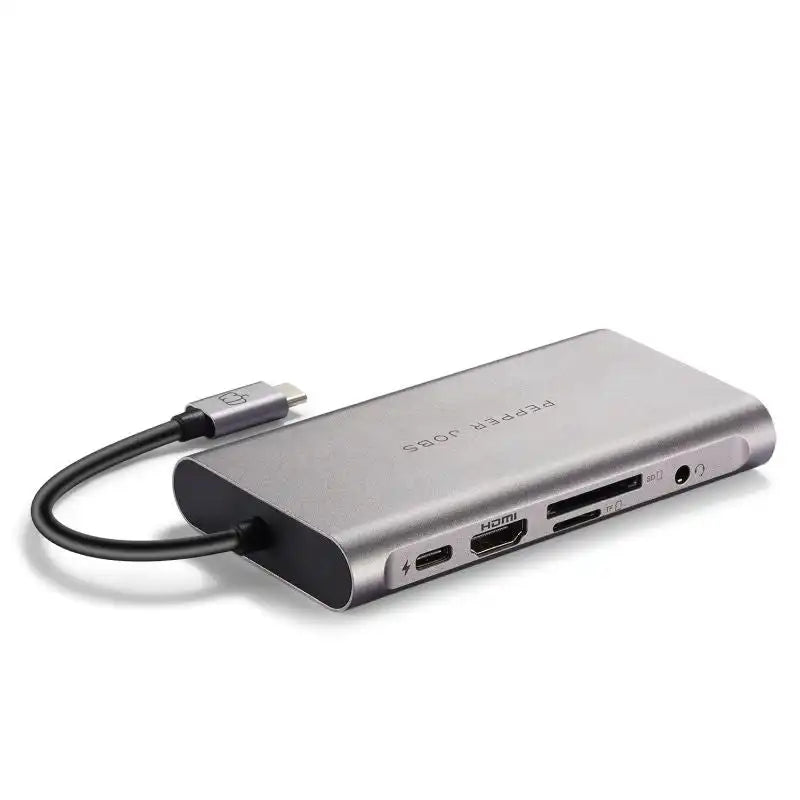 PEPPER JOBS 11-in-1 Multi-Port USB-C Interfaces Adapter Hub - 4