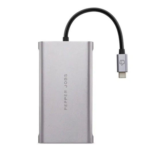 PEPPER JOBS 11-in-1 Multi-Port USB-C Interfaces Adapter Hub - 1