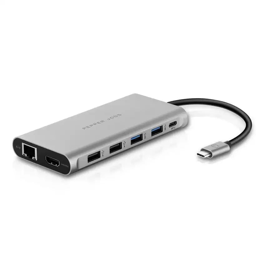 PEPPER JOBS 12-in-1 Multiport USB-C HUB / Adapter | Triple Display for Laptops PC’s & Etc. - 3