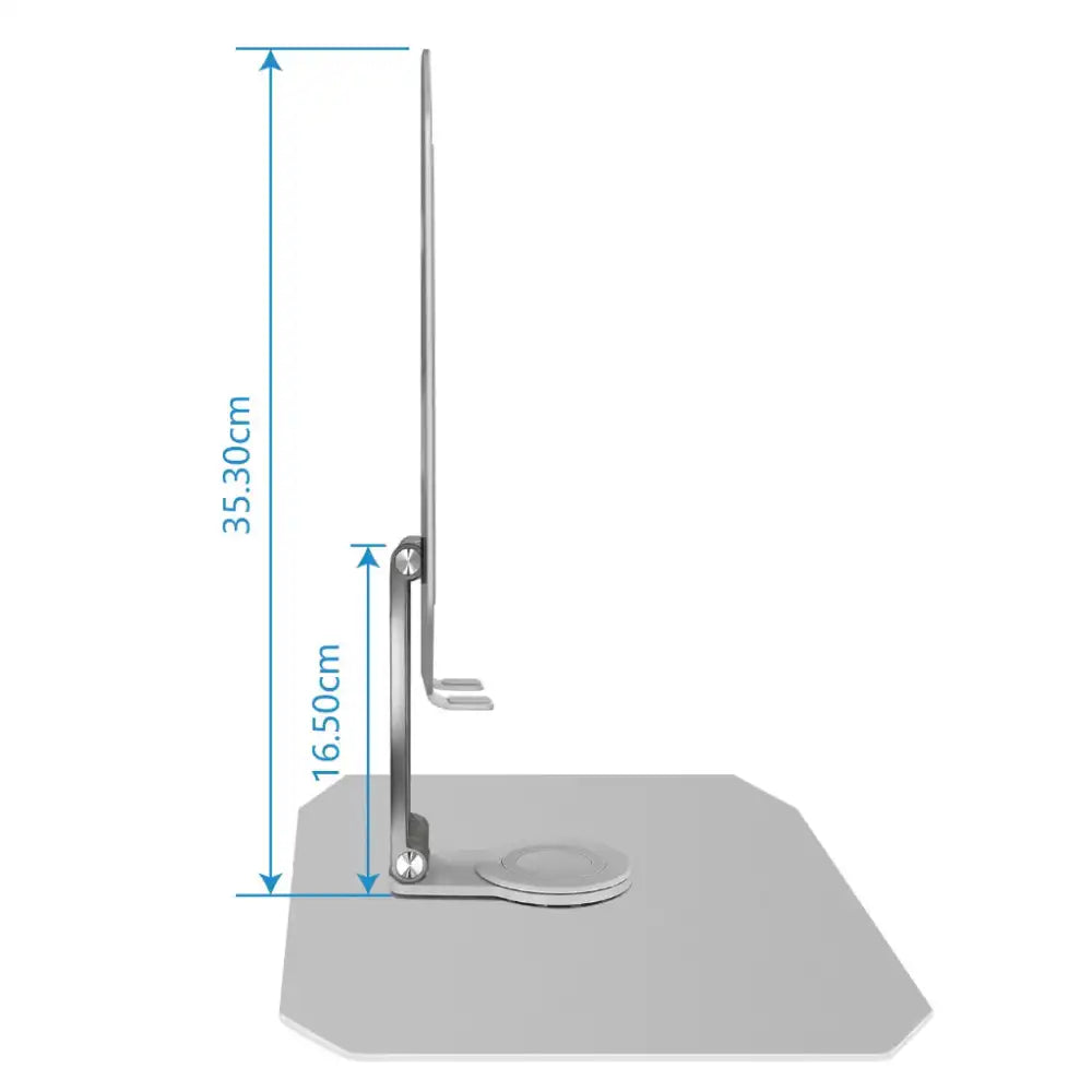 Pepper Jobs Swivel Adjustable Aluminum Stand for Laptops | 360° Rotating - 4