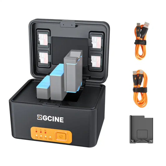 ZGCINE PS-G10 Charging Case | GoPro Batteries | 3 Charging Slots - 1