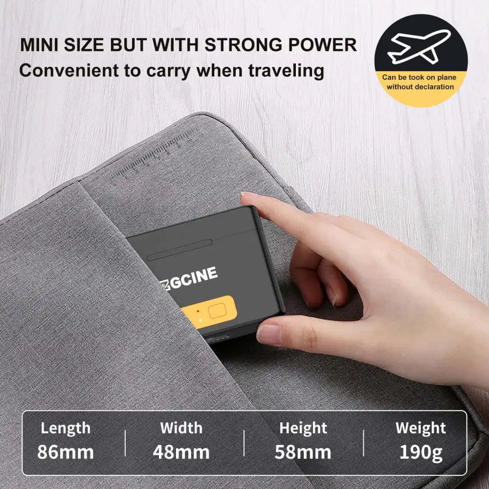 ZGCINE PS-G10 Mini Charging Case | GoPro Batteries | 2 Charging Slots - 6
