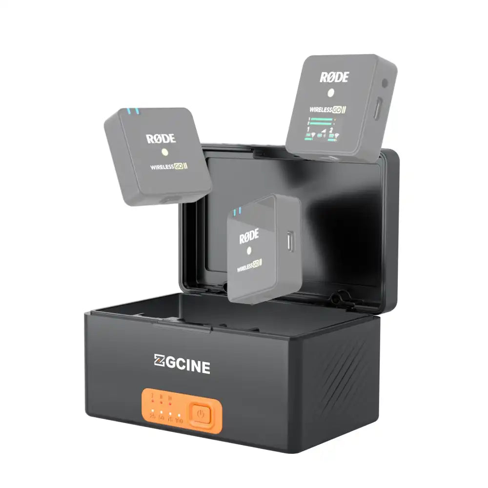 ZGCINE ZG-R30 Pro Charging Case | RODE Wireless GO II / GO Microphone System | 2022 Version - 2