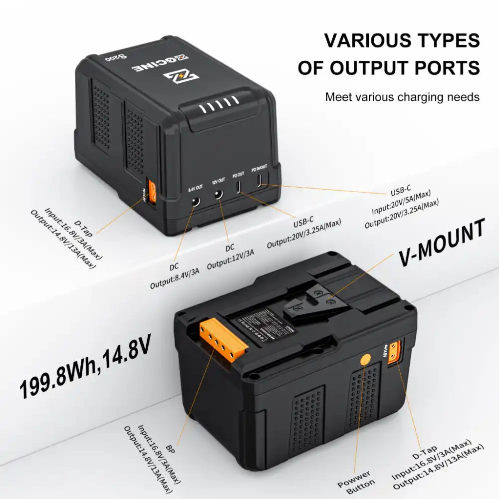 ZG-S200 V-Mount Battery - 3